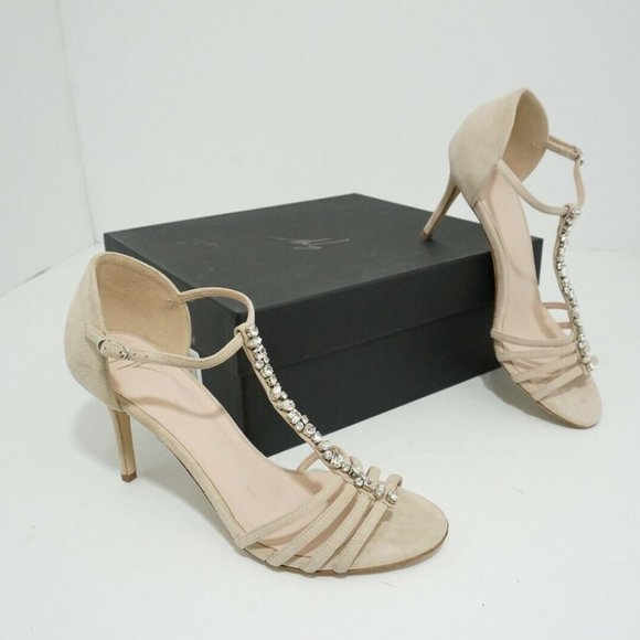 Giuseppe Zanotti Crystal Embellished Heel Sandals - Picture 11 of 12